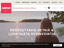 Tablet Screenshot of harvia.fi